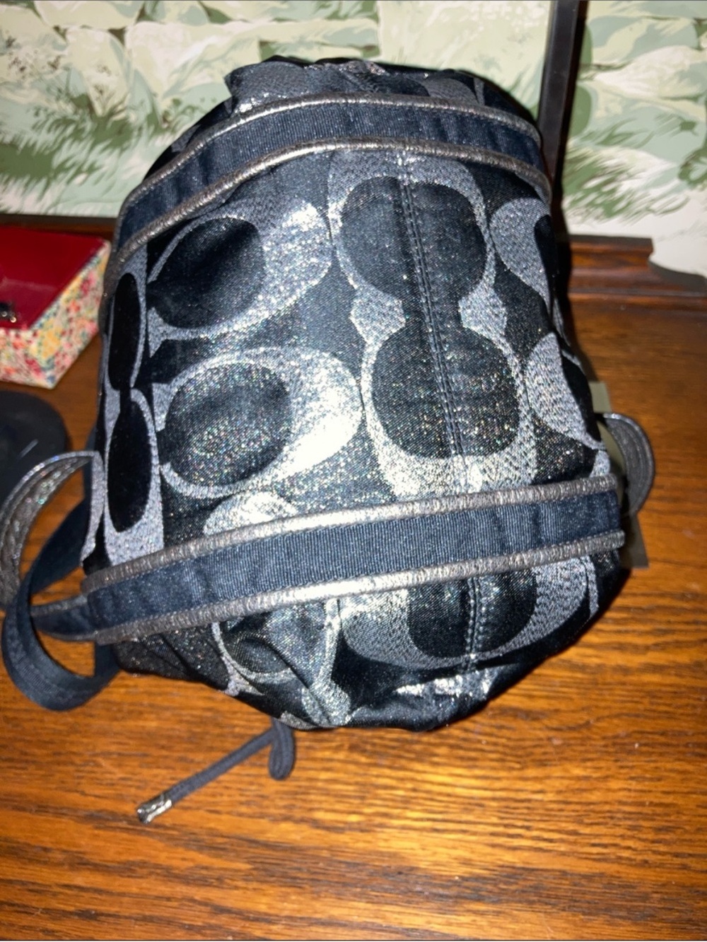 ✨ Coach Poppy Glam Signature Satchel/Crossbody – EUC ✨ - Picture 5 of 11